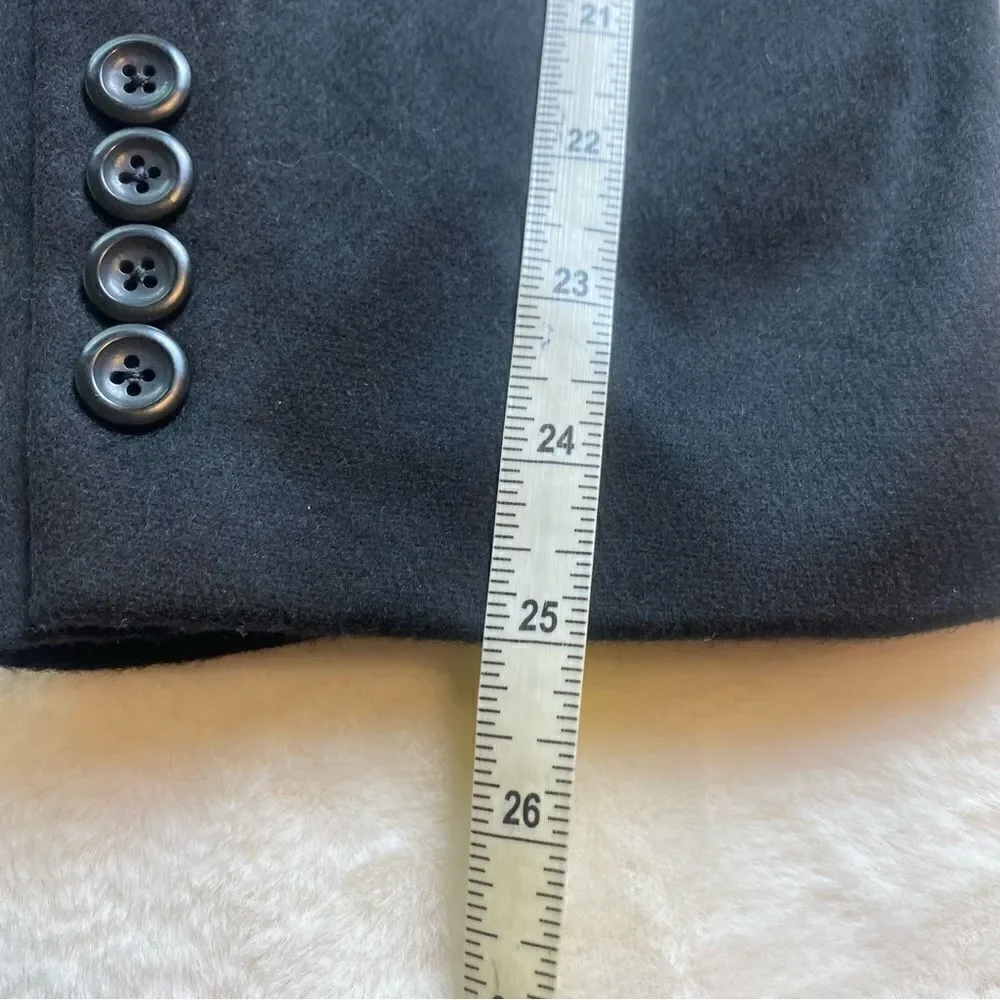 Jos A. Banks 100% Cashmere Black Sport Jacket Size 46R